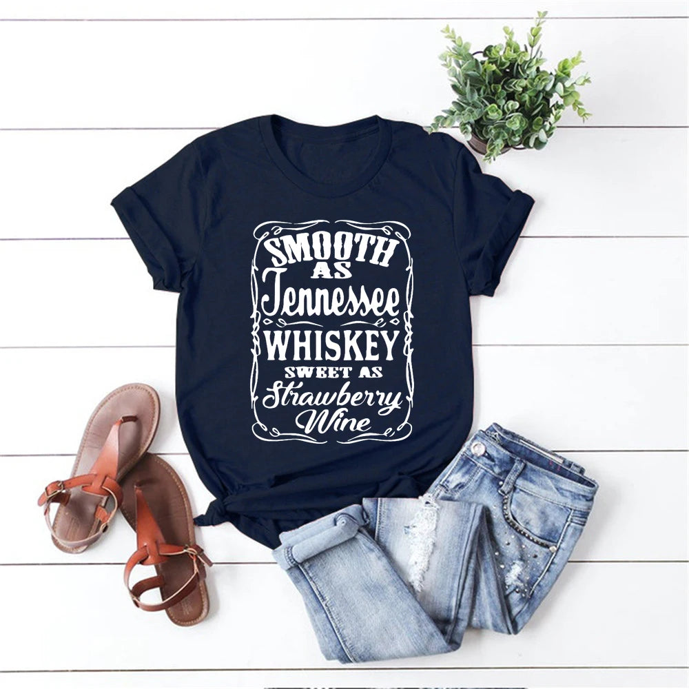 Smooth as Tennessee Whiskey - Get Your Twang On with Classic Country Tees - The Ultimate Unisex T-Shirt for True Country Souls! - Classic Country Tees