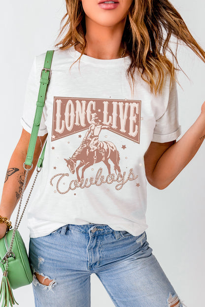 Ride or Shine Cowboy Graphic Tee | Classic Country Tees - Classic Country Tees