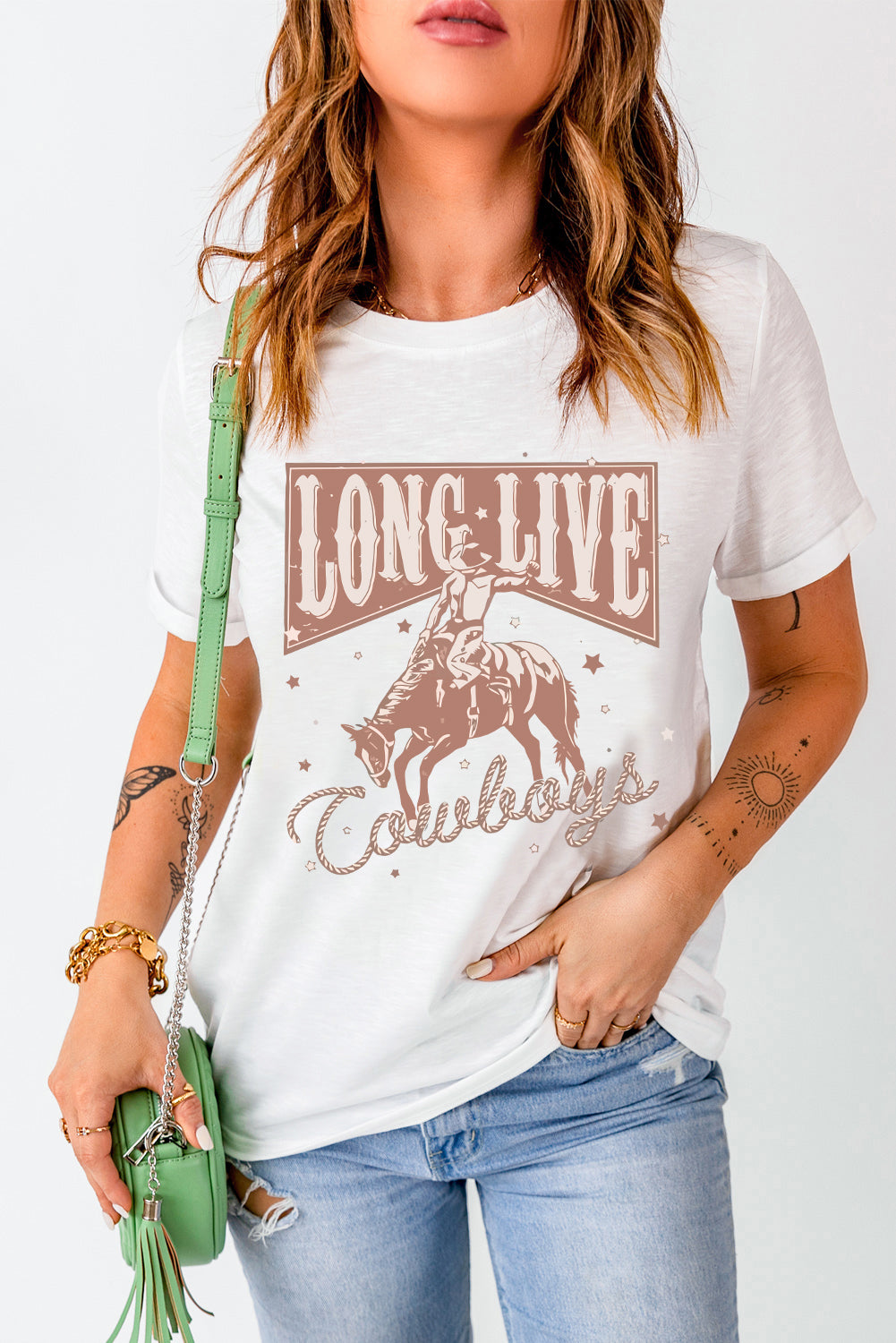 Ride or Shine Cowboy Graphic Tee | Classic Country Tees - Classic Country Tees