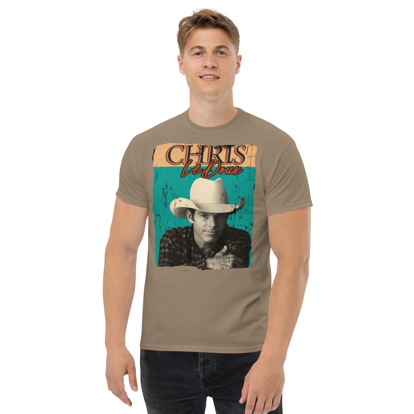 Portrait of Chris - Inspired by Chris Ledoux | Classic Country Tees - Classic Country Tees