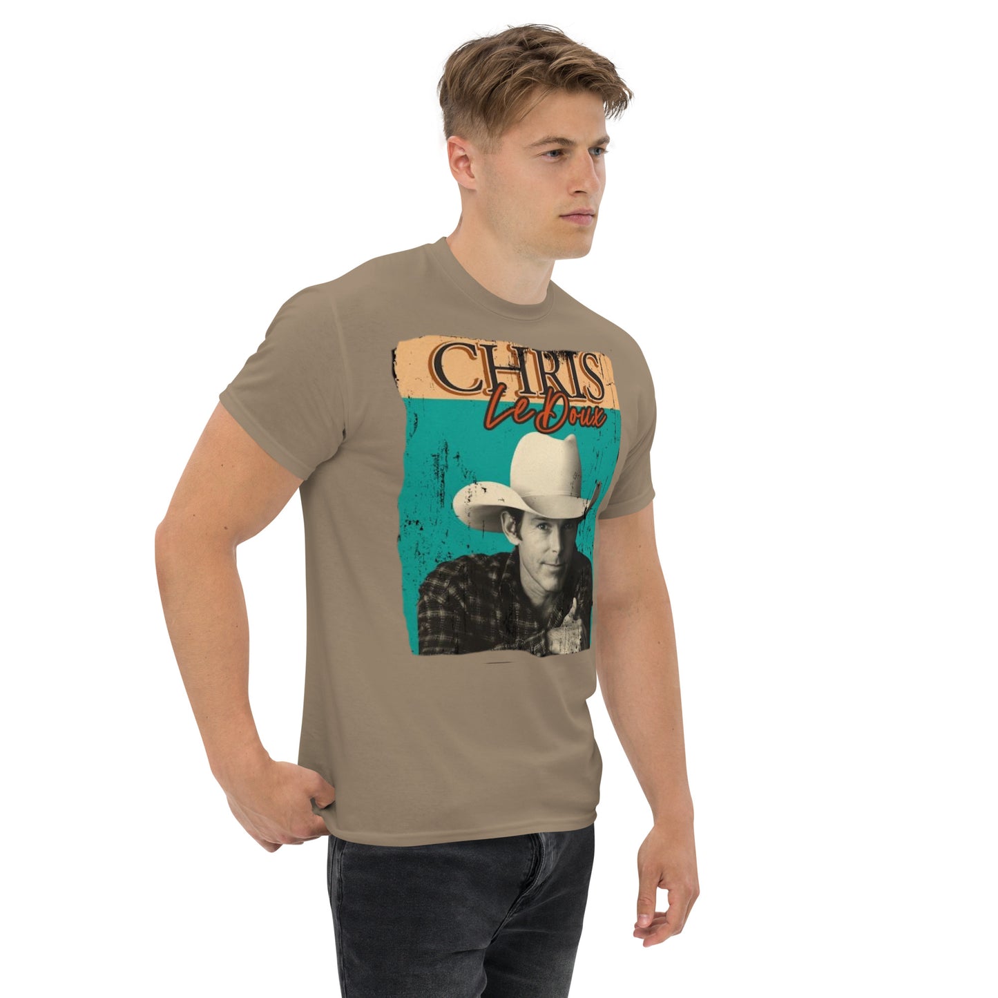 Portrait of Chris - Inspired by Chris Ledoux | Classic Country Tees - Classic Country Tees