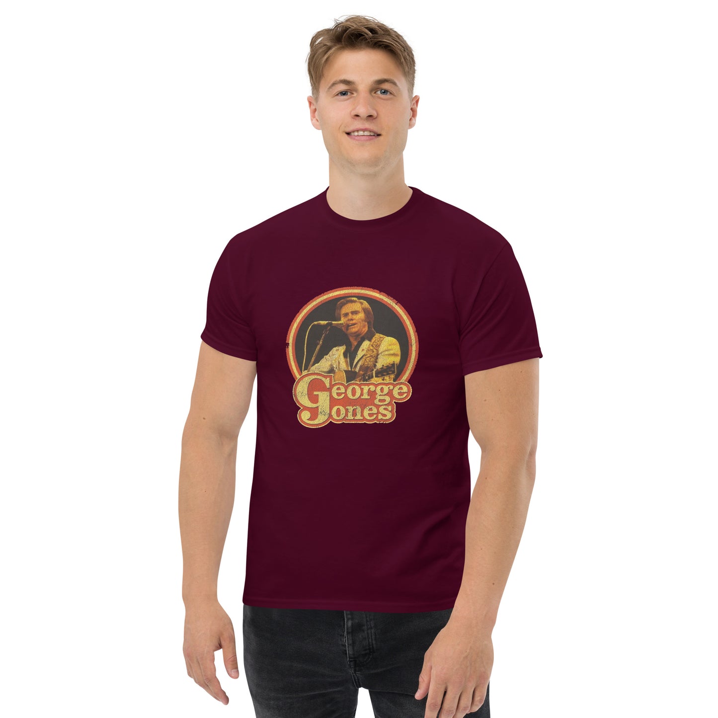 George Jones Logo (Large) - Inspired by George Jones | Classic Country Tees - Classic Country Tees