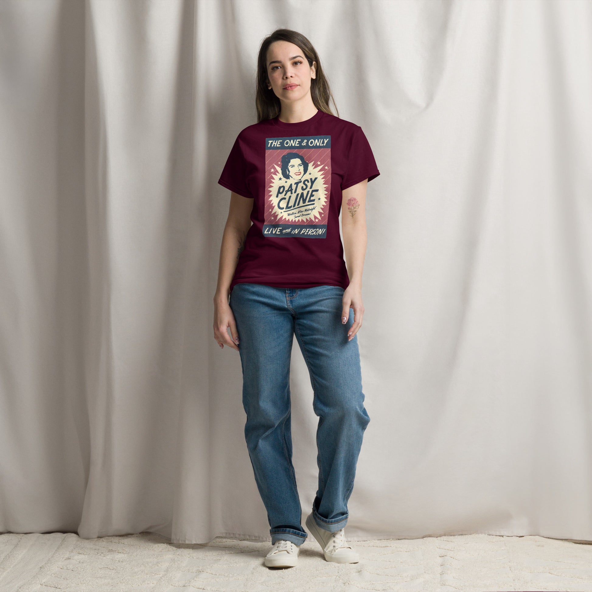 Live and In Person - Inspired by Patsy Cline | Classic Country Tees - Classic Country Tees