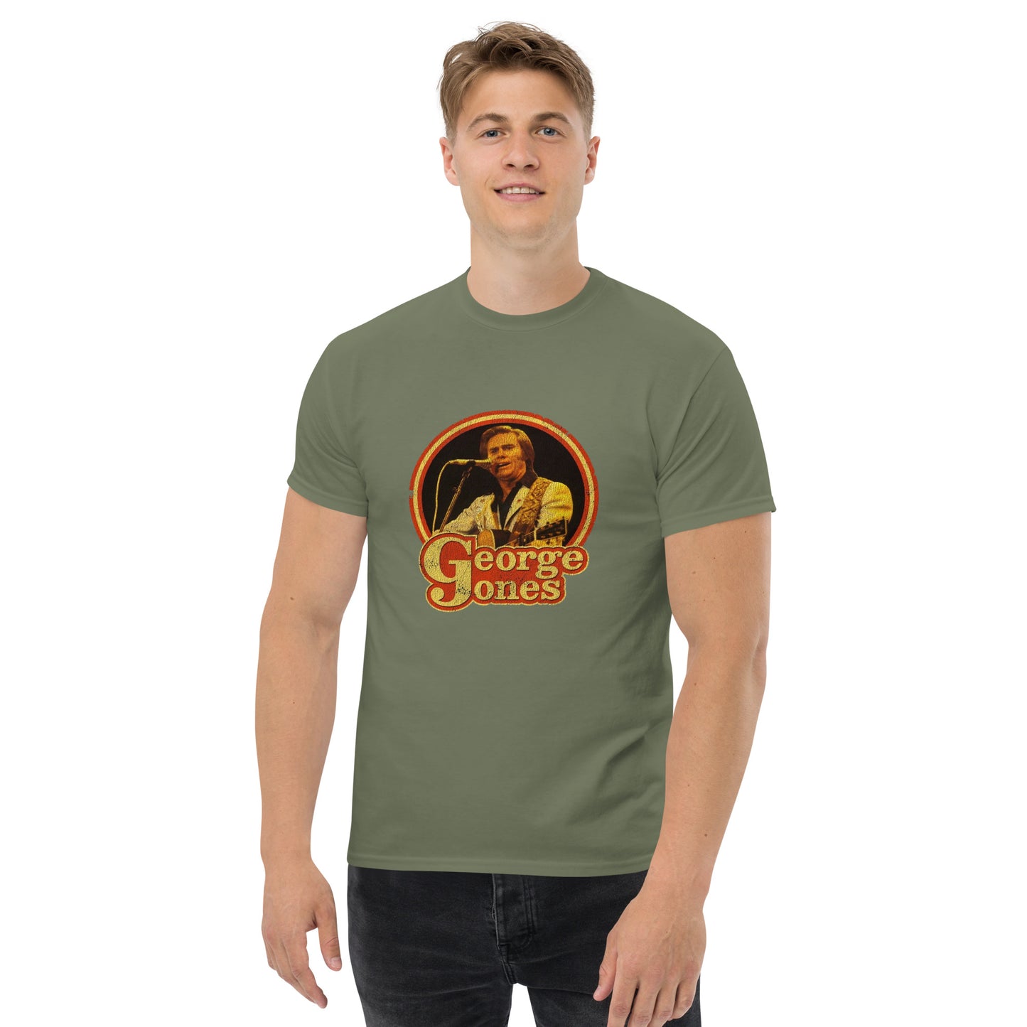 George Jones Logo (Large) - Inspired by George Jones | Classic Country Tees - Classic Country Tees