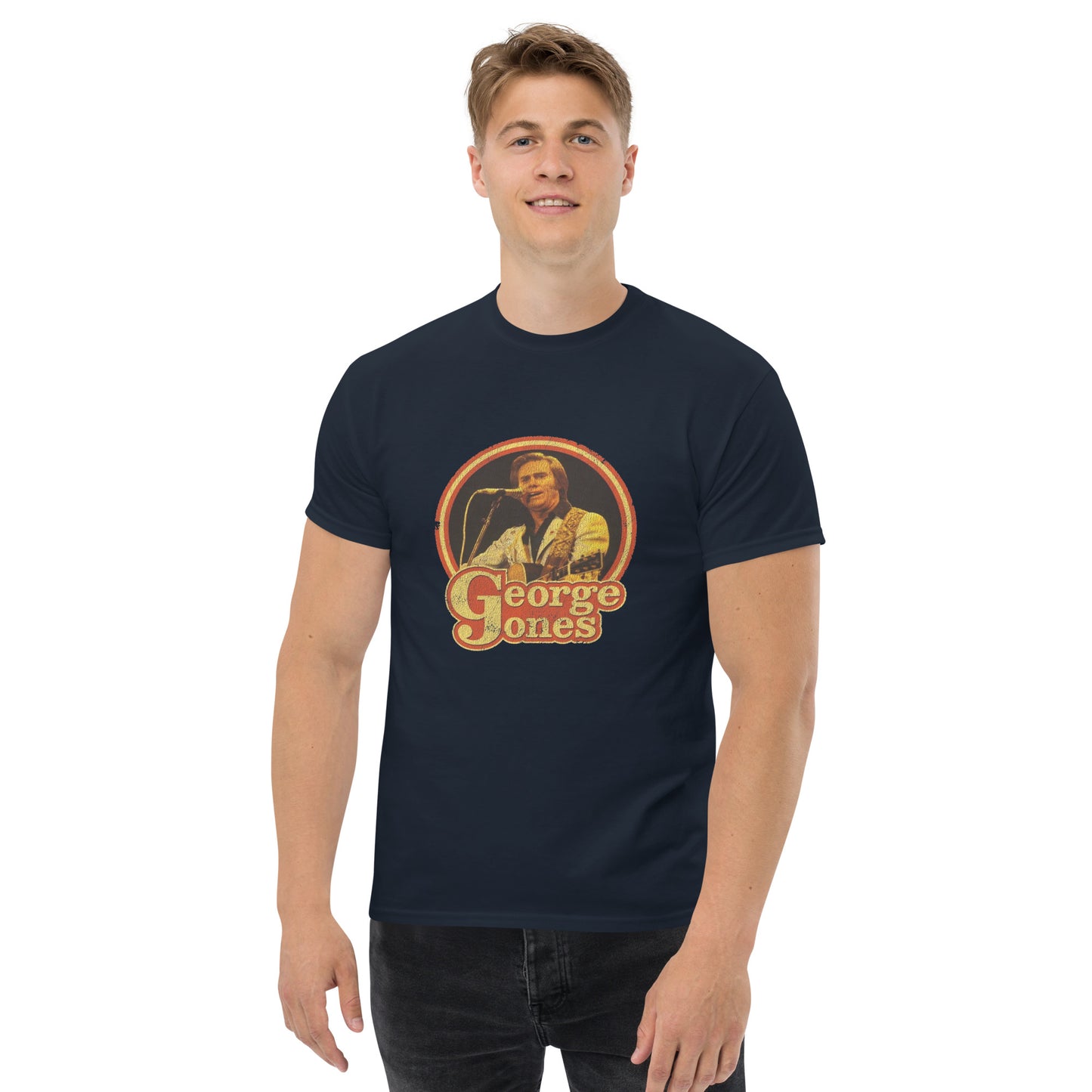 George Jones Logo (Large) - Inspired by George Jones | Classic Country Tees - Classic Country Tees