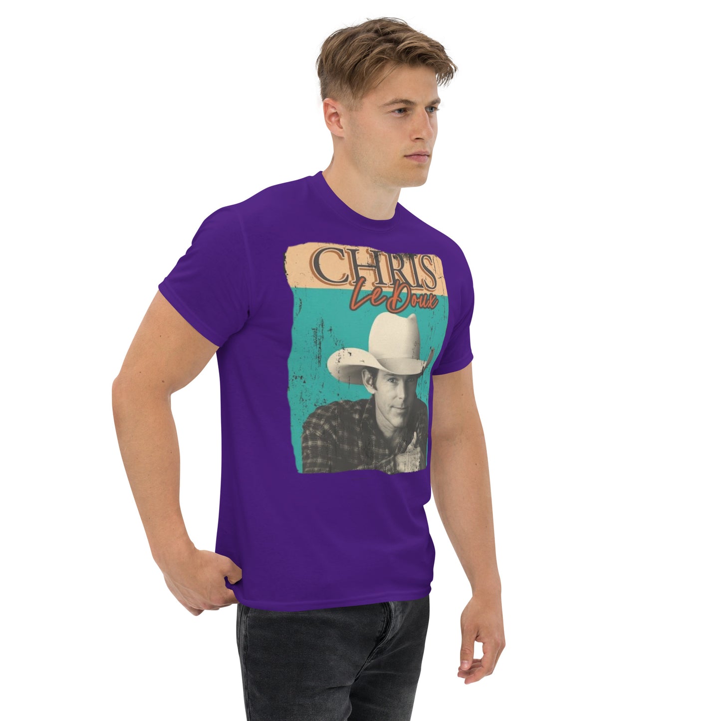 Portrait of Chris - Inspired by Chris Ledoux | Classic Country Tees - Classic Country Tees