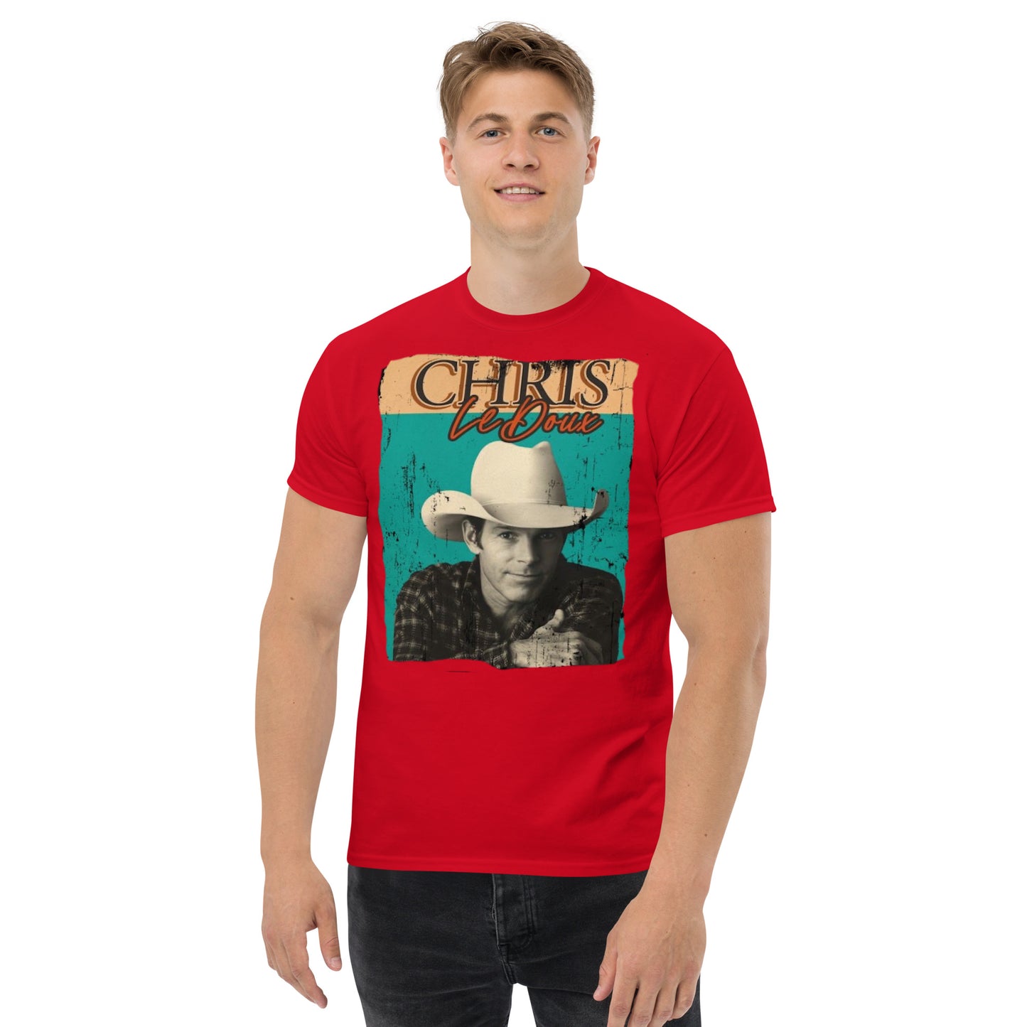 Portrait of Chris - Inspired by Chris Ledoux | Classic Country Tees - Classic Country Tees