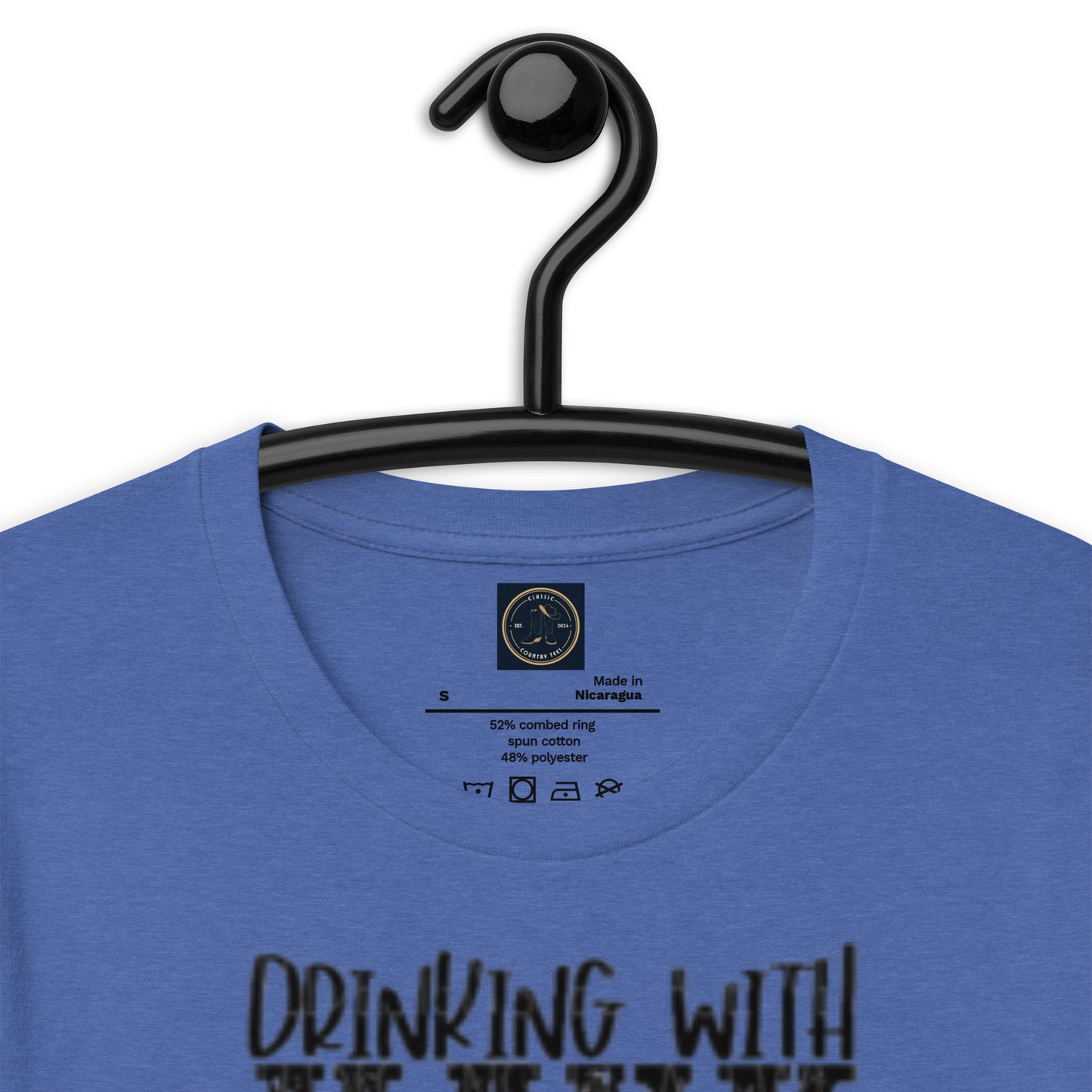 Drinking with Hank - Get Your Twang On with Classic Country Tees - The Ultimate Unisex T-Shirt for True Country Souls! - Classic Country Tees